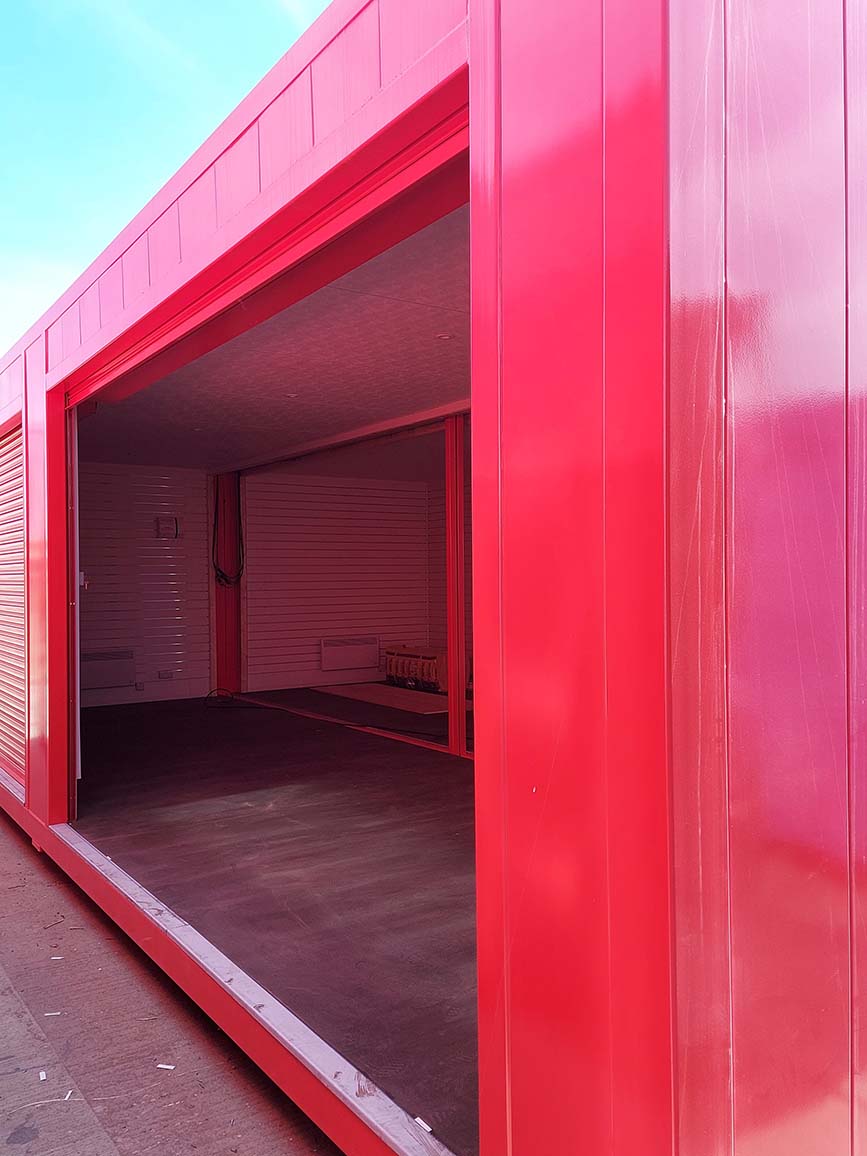 modular marketing suite newspace containers