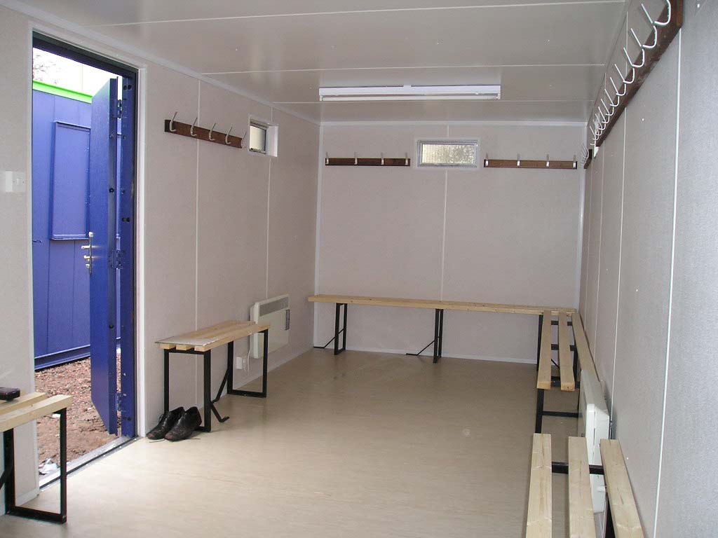 newspace containers modular changing rooms inside