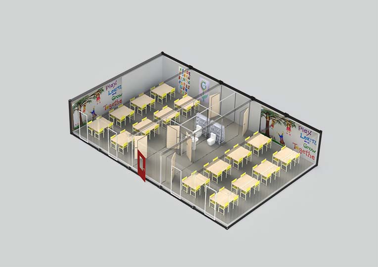 newspace containers modular double classroom multi unit