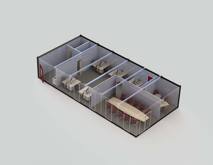 newspace containers modular office multi unit