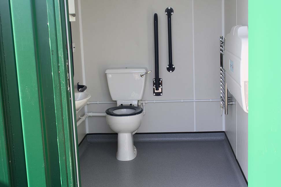 modular toilet solution newspace containers